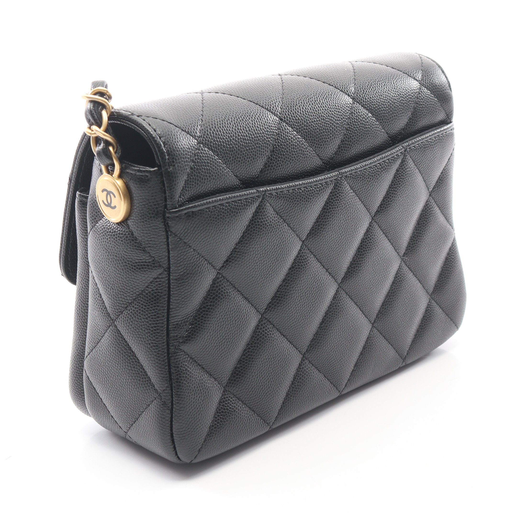 専用ページシャネル マトラッセ キャビアスキン フラップ チェーン CHANEL（シャネル） 【超美品】シャネル マトラッセ23 Wフラップ W