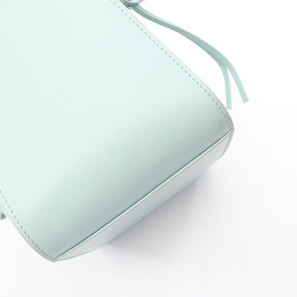 ハンモックバッグ コンパクト 2WAY ハンドバッグ レザー ライトブルー ロエベ バッグ LOEWE