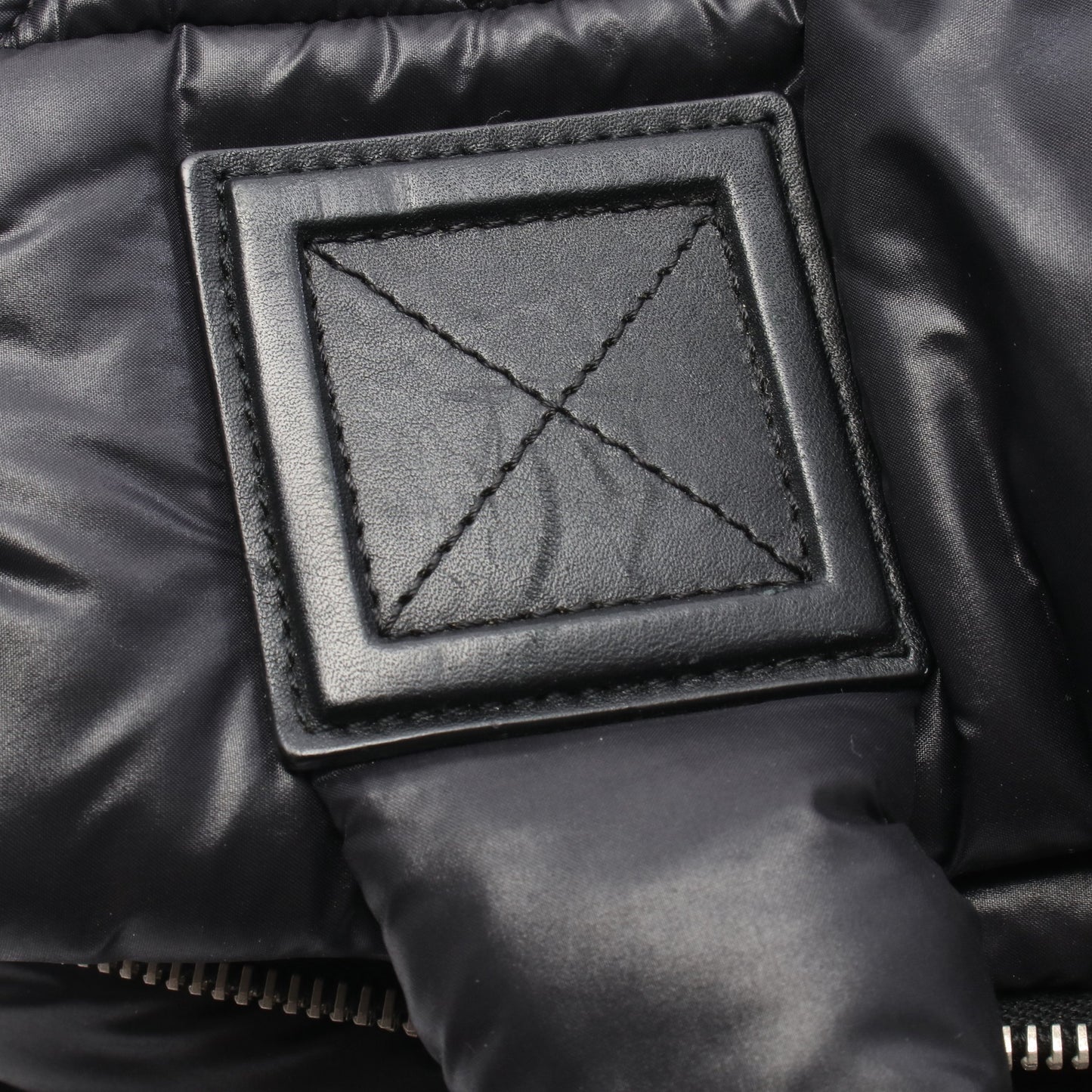 コココクーン ハンドバッグ ナイロン レザー ブラック シルバー金具 シャネル バッグ CHANEL