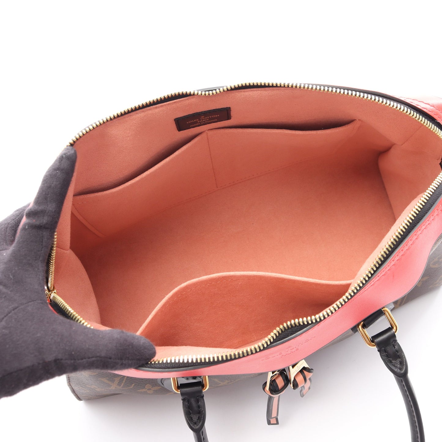 テュイルリートート モノグラム カブキ 2WAY ハンドバッグ トートバッグ PVC レザー ブラウン レッド マルチカラー ルイヴィトン バッグ LOUIS VUITTON