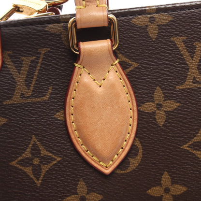 サックプラBB モノグラム 2WAY ハンドバッグ PVC レザー ブラウン ルイヴィトン バッグ LOUIS VUITTON