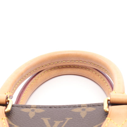 サックプラBB モノグラム 2WAY ハンドバッグ PVC レザー ブラウン ルイヴィトン バッグ LOUIS VUITTON