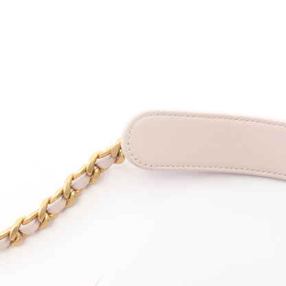 マトラッセ バケットバッグ チェーンショルダーバッグ レザー ライトピンク ゴールド金具 シャネル バッグ CHANEL