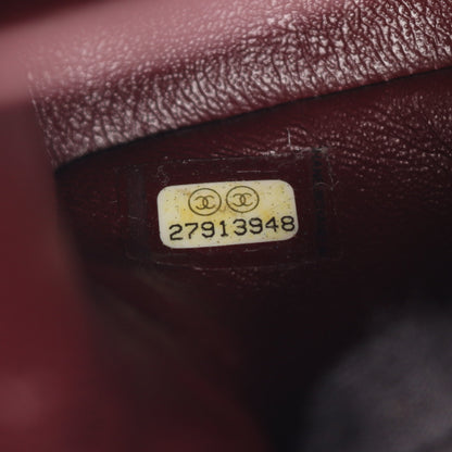マトラッセ Wフラップ Wチェーンショルダーバッグ キャビアスキン ブラック シルバー金具 シャネル バッグ CHANEL