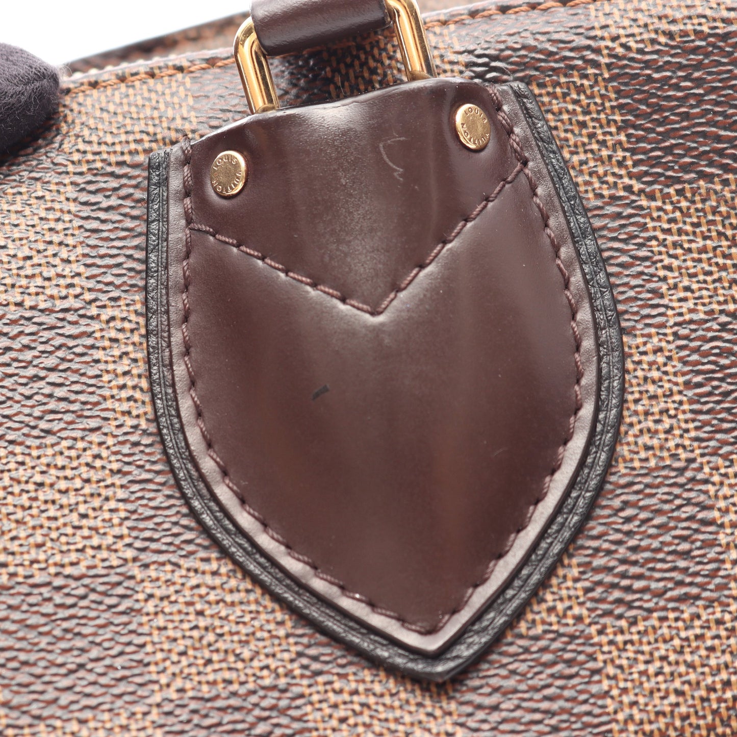 ノルマンディー ダミエエベヌ ノワール 2WAY ハンドバッグ PVC レザー ブラウン ブラック ルイヴィトン バッグ LOUIS VUITTON