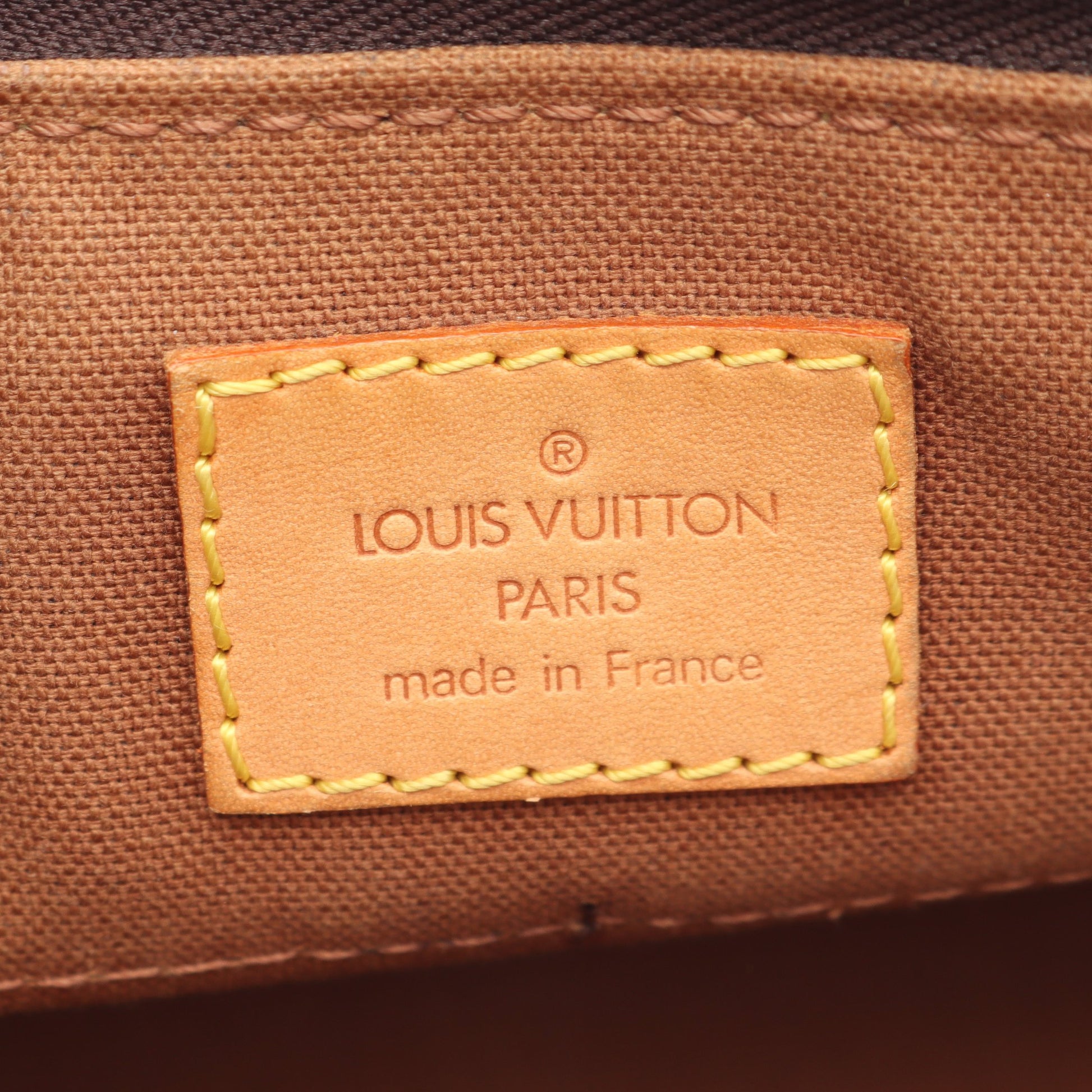 ポパンクール ロン モノグラム ショルダーバッグ PVC レザー ブラウン ルイヴィトン バッグ LOUIS VUITTON