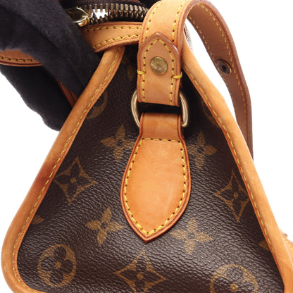ポパンクール ロン モノグラム ショルダーバッグ PVC レザー ブラウン ルイヴィトン バッグ LOUIS VUITTON