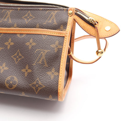ポパンクール ロン モノグラム ショルダーバッグ PVC レザー ブラウン ルイヴィトン バッグ LOUIS VUITTON