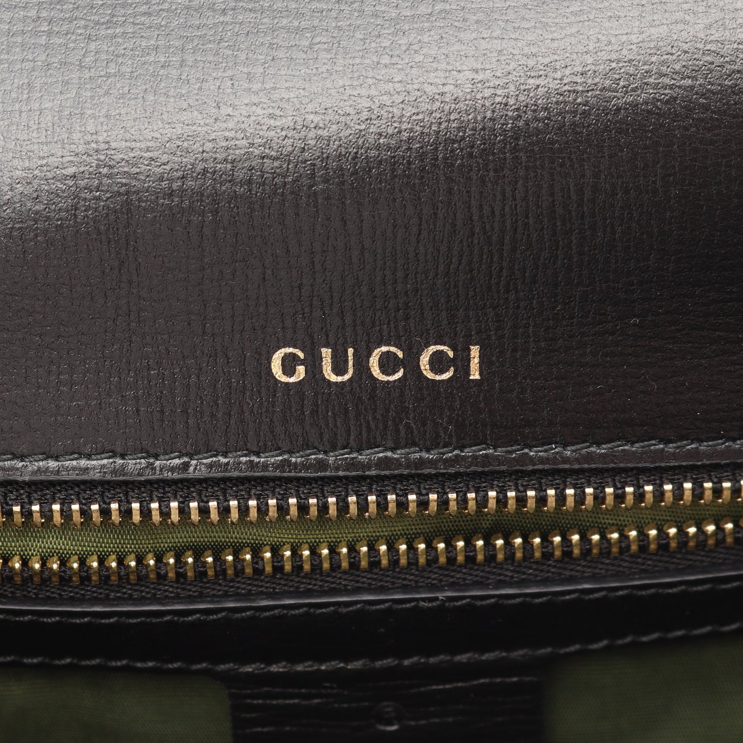ダブルG ショルダーバッグ レザー ブラック グッチ バッグ GUCCI
