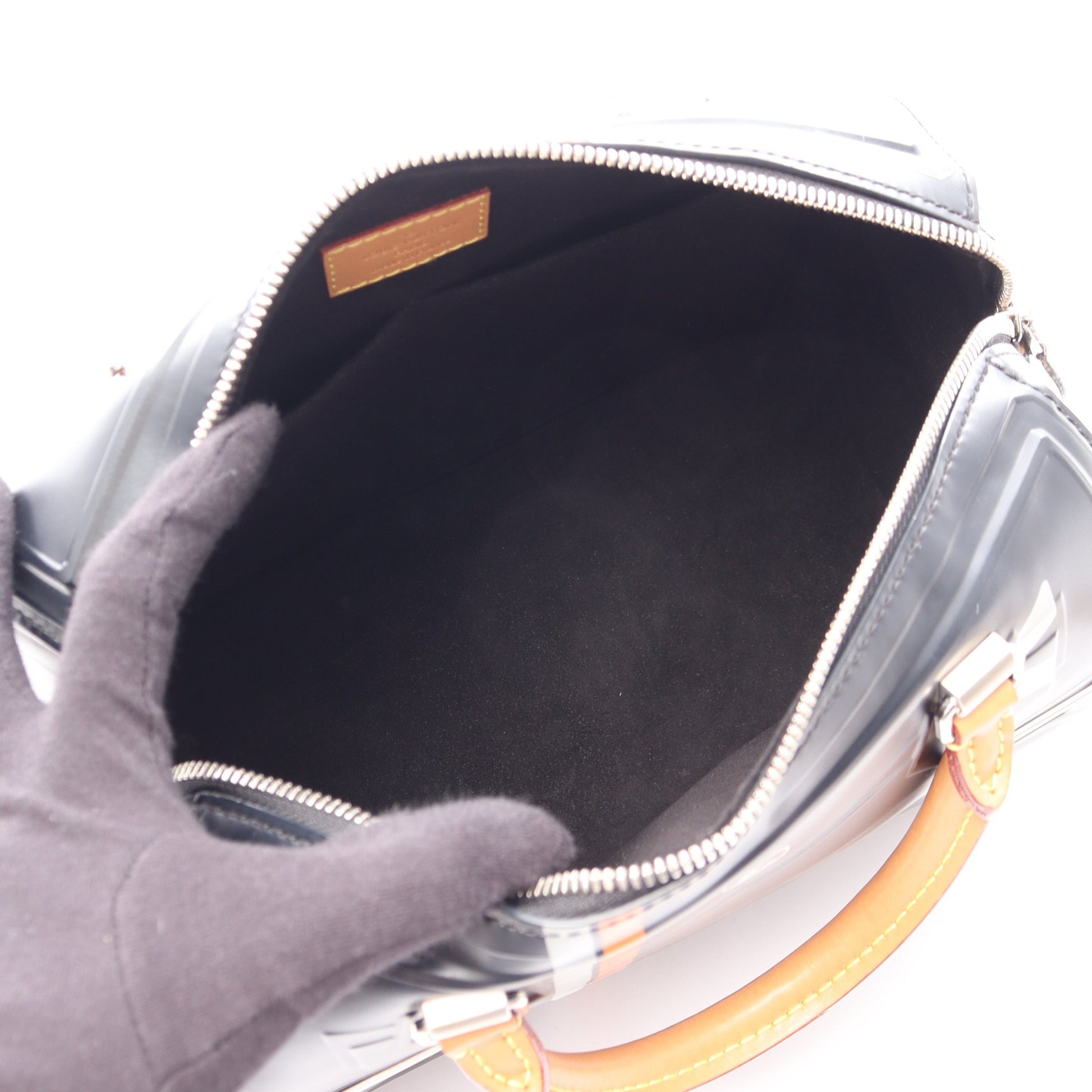 スピーディ25 スペースコレクション ハンドバッグ レザー ブラック マルチカラー ルイヴィトン バッグ LOUIS VUITTON
