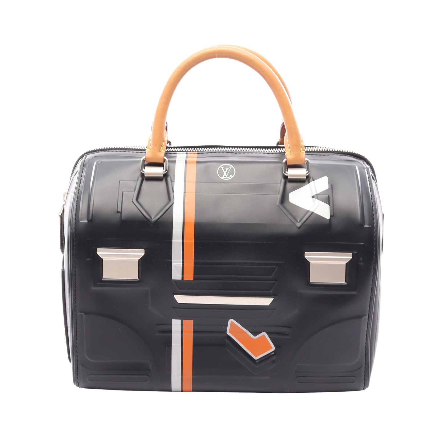 スピーディ25 スペースコレクション ハンドバッグ レザー ブラック マルチカラー ルイヴィトン バッグ LOUIS VUITTON