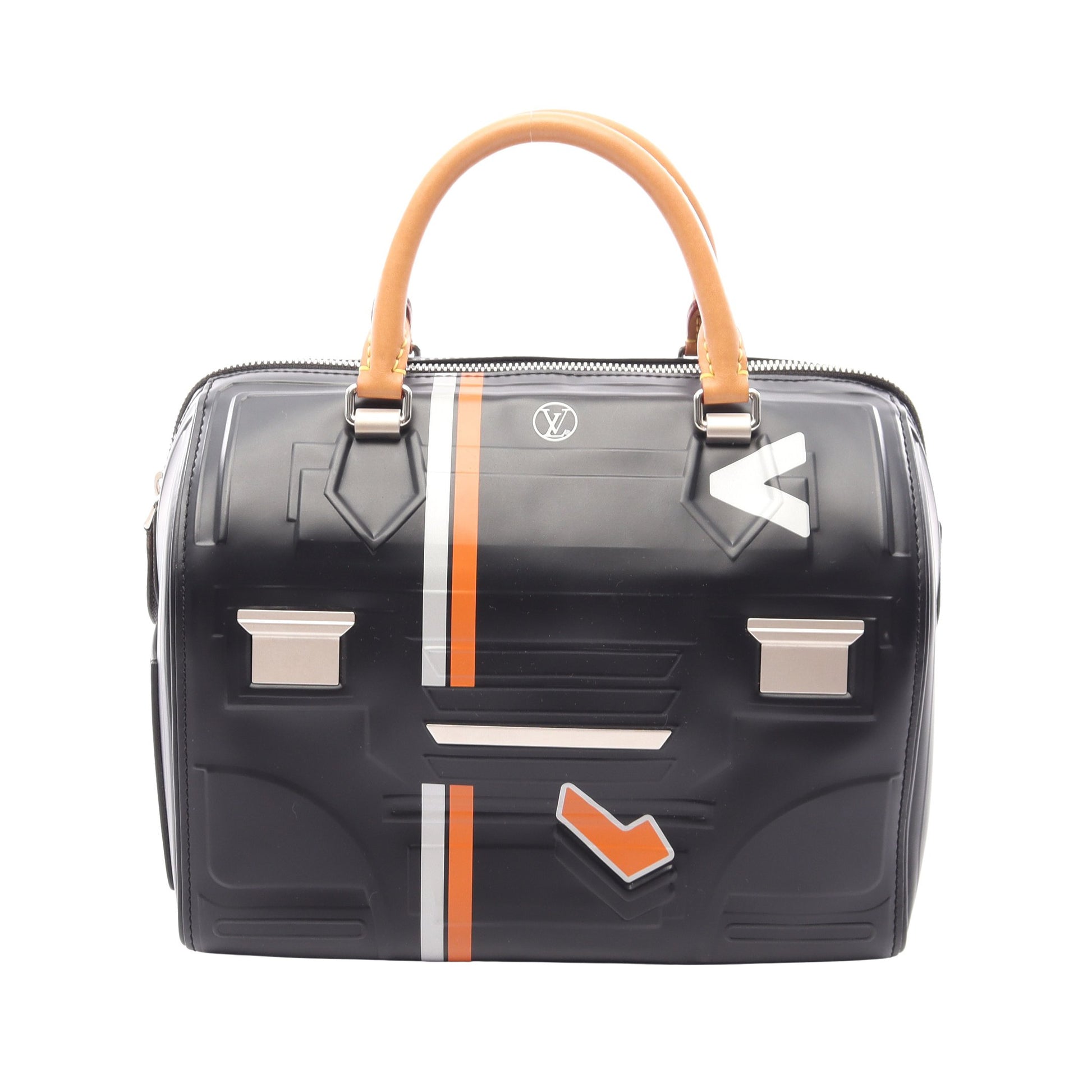 スピーディ25 スペースコレクション ハンドバッグ レザー ブラック マルチカラー ルイヴィトン バッグ LOUIS VUITTON