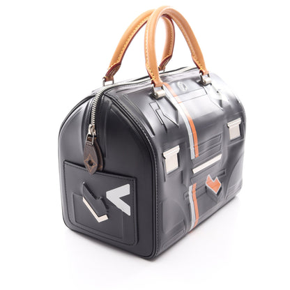 スピーディ25 スペースコレクション ハンドバッグ レザー ブラック マルチカラー ルイヴィトン バッグ LOUIS VUITTON