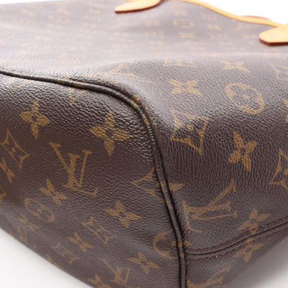 ネヴァーフルMM モノグラム ショルダーバッグ トートバッグ PVC レザー ブラウン ルイヴィトン バッグ LOUIS VUITTON