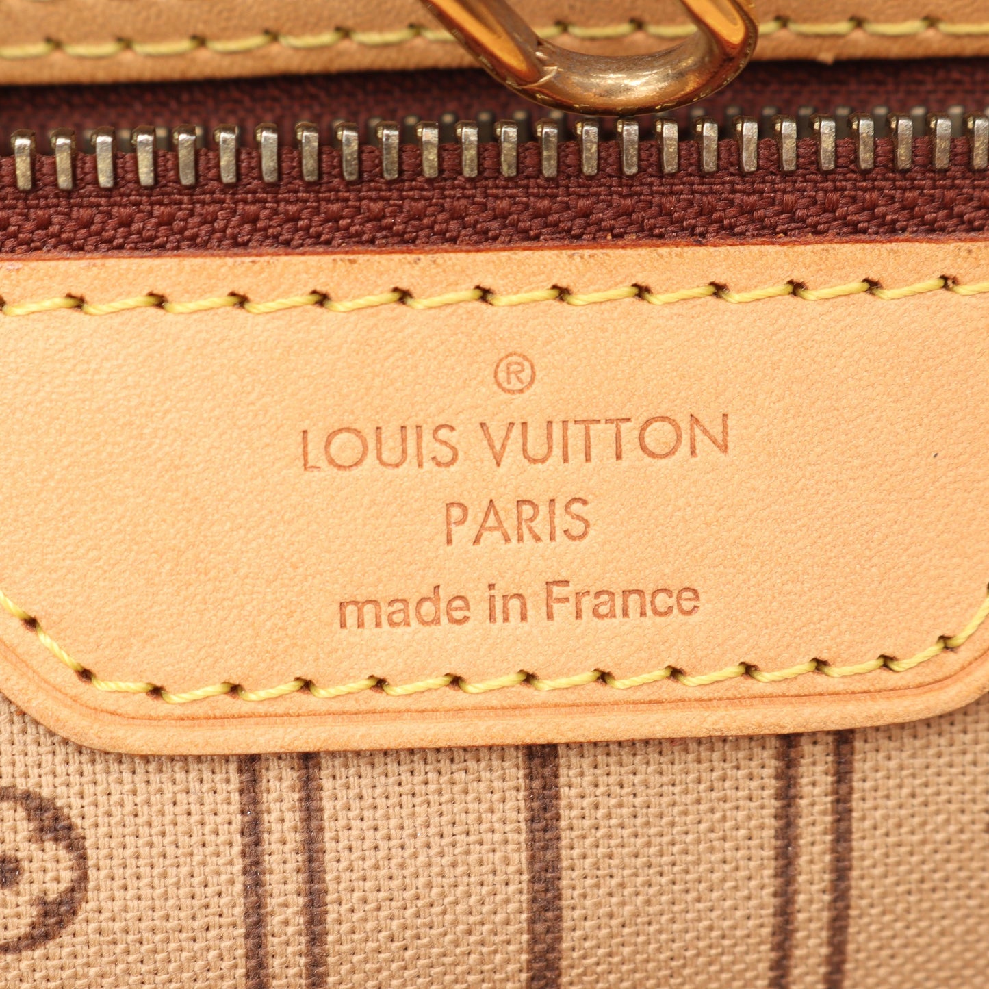 ネヴァーフルMM モノグラム ショルダーバッグ トートバッグ PVC レザー ブラウン ルイヴィトン バッグ LOUIS VUITTON