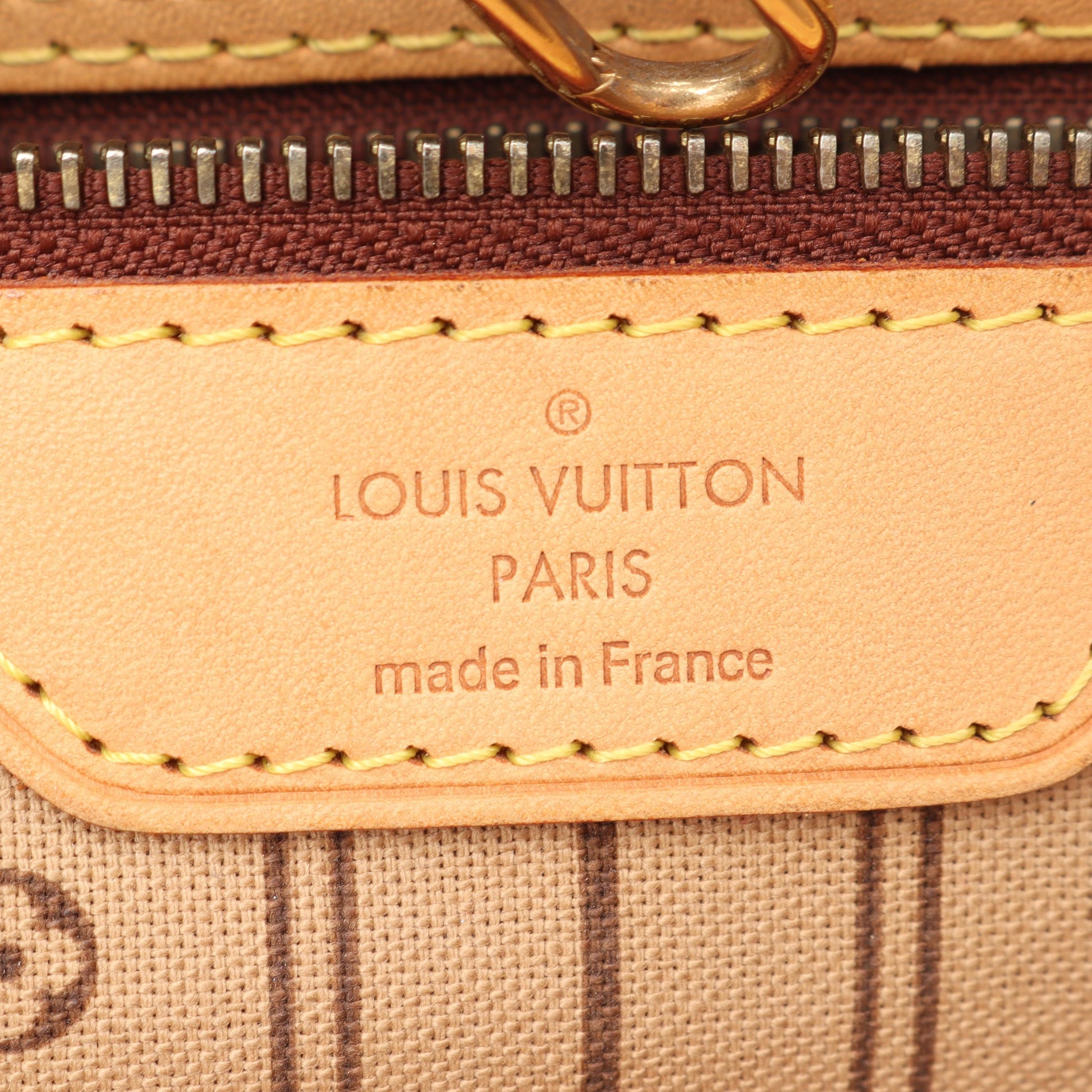 ネヴァーフルMM モノグラム ショルダーバッグ トートバッグ PVC レザー ブラウン ルイヴィトン バッグ LOUIS VUITTON