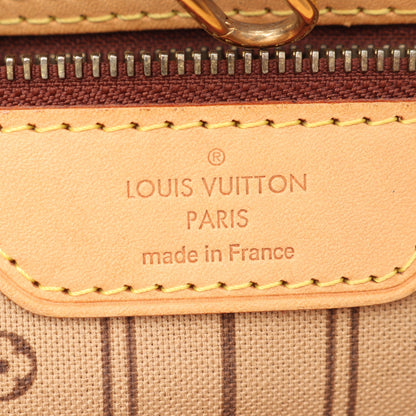 ネヴァーフルMM モノグラム ショルダーバッグ トートバッグ PVC レザー ブラウン ルイヴィトン バッグ LOUIS VUITTON