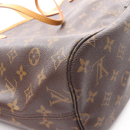 ネヴァーフルMM モノグラム ショルダーバッグ トートバッグ PVC レザー ブラウン ルイヴィトン バッグ LOUIS VUITTON