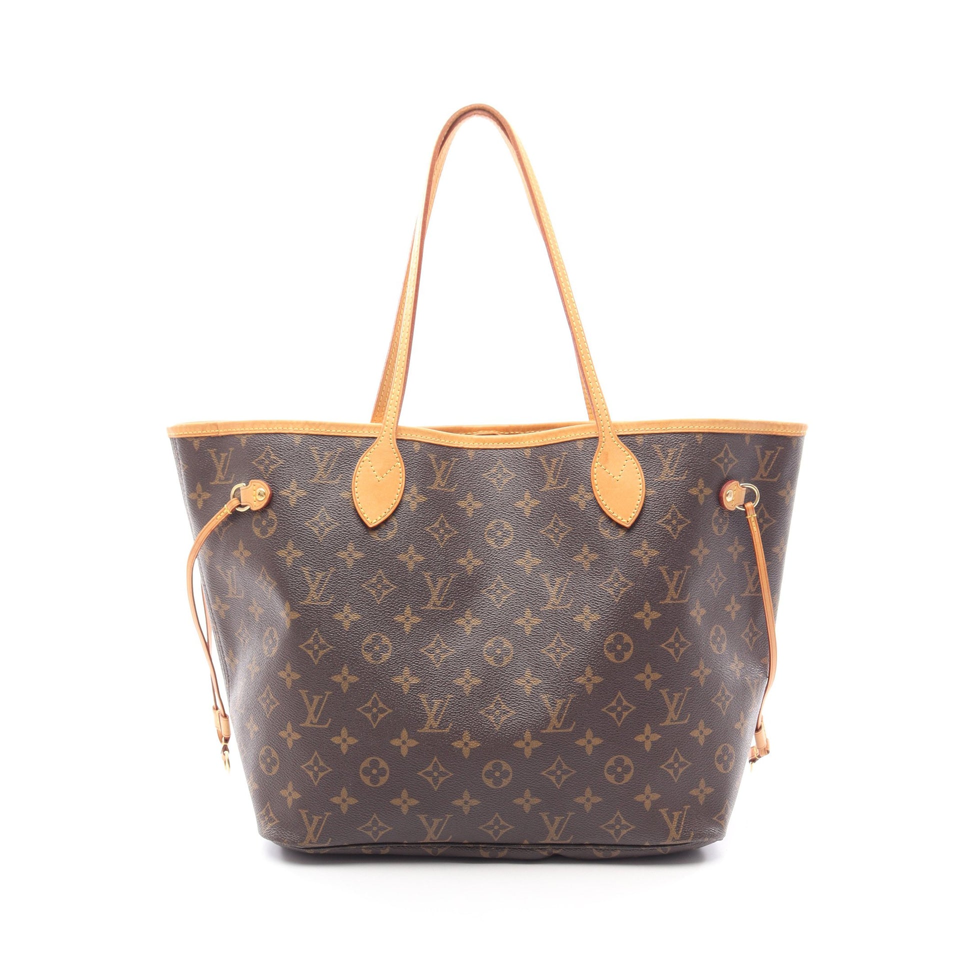 ネヴァーフルMM モノグラム ショルダーバッグ トートバッグ PVC レザー ブラウン ルイヴィトン バッグ LOUIS VUITTON