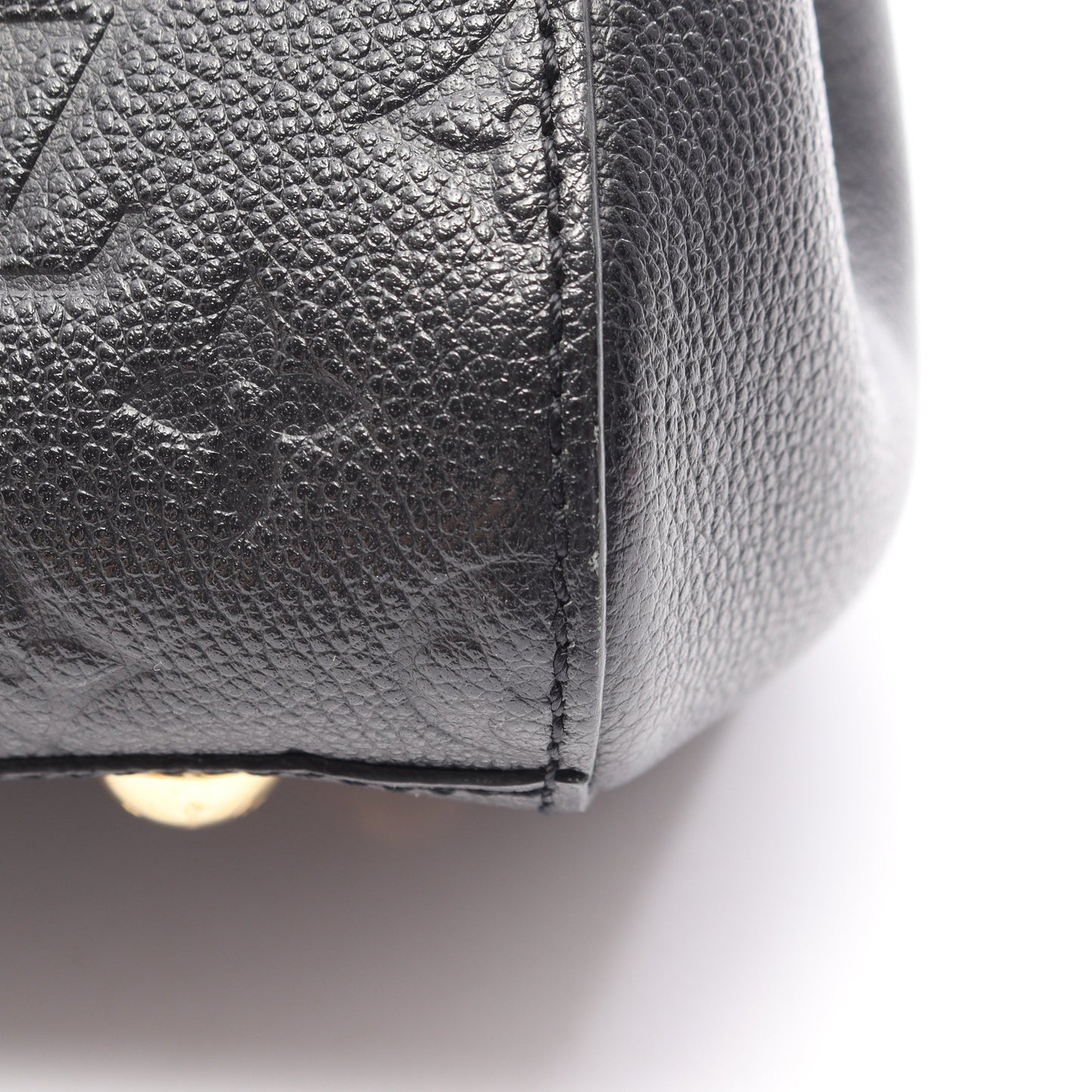 モンテーニュBB モノグラムアンプラント ノワール 2WAY ハンドバッグ レザー ブラック ルイヴィトン バッグ LOUIS VUITTON