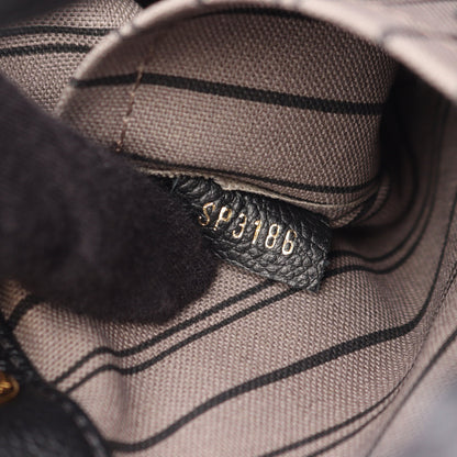 モンテーニュBB モノグラムアンプラント ノワール 2WAY ハンドバッグ レザー ブラック ルイヴィトン バッグ LOUIS VUITTON