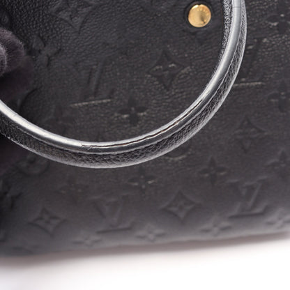 モンテーニュBB モノグラムアンプラント ノワール 2WAY ハンドバッグ レザー ブラック ルイヴィトン バッグ LOUIS VUITTON