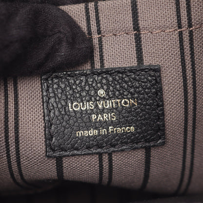 モンテーニュBB モノグラムアンプラント ノワール 2WAY ハンドバッグ レザー ブラック ルイヴィトン バッグ LOUIS VUITTON