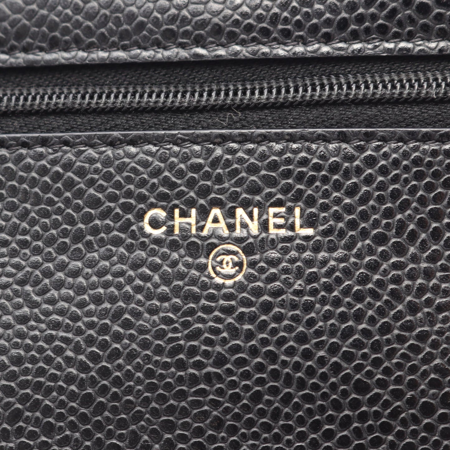 マトラッセ チェーンウォレット キャビアスキン ブラック ゴールド金具 シャネル バッグ CHANEL