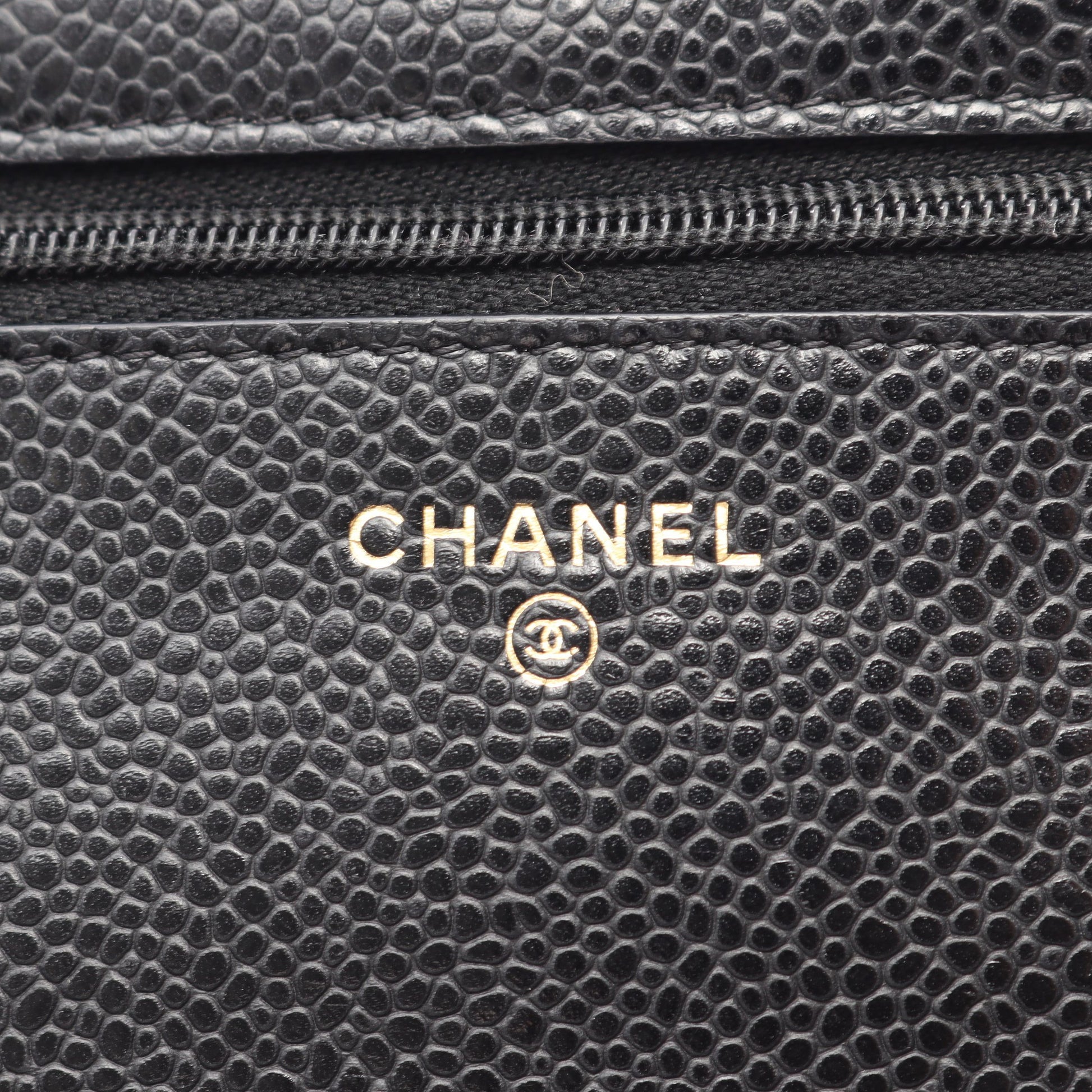 マトラッセ チェーンウォレット キャビアスキン ブラック ゴールド金具 シャネル バッグ CHANEL