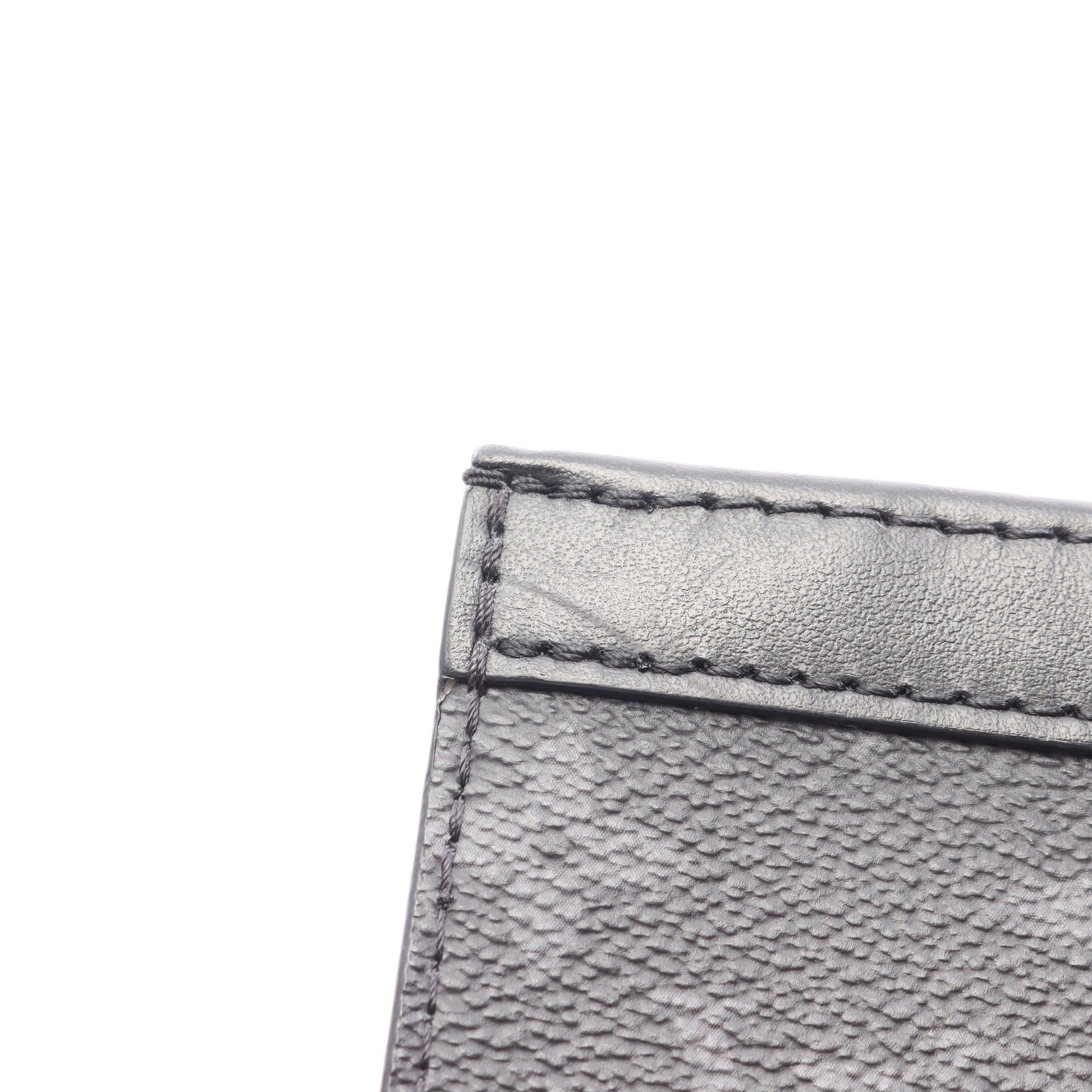 ガストン ウェアラブル ウォレット ショルダーバッグ PVC ブラック グレー ルイヴィトン バッグ LOUIS VUITTON