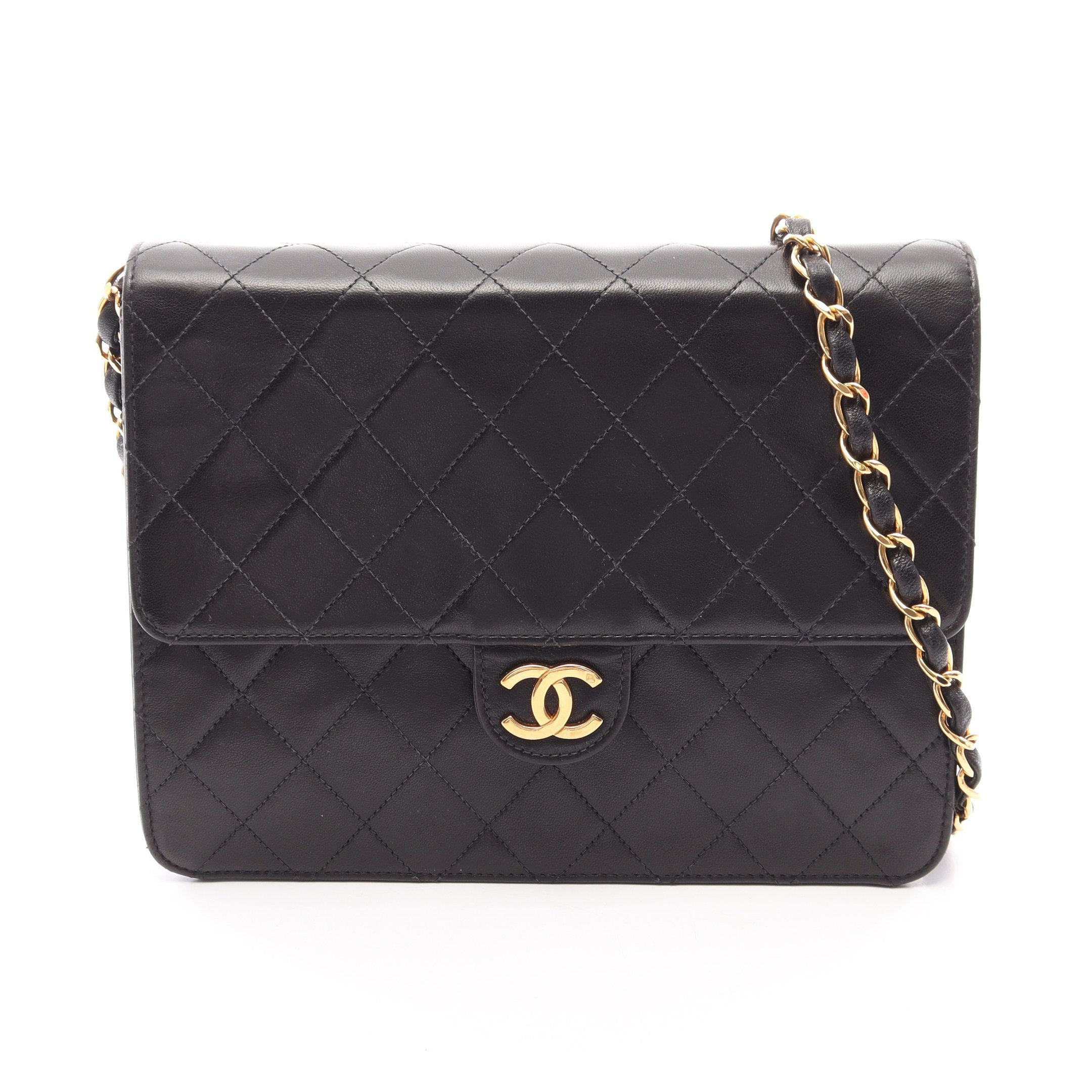 CHANEL シャネル ショルダーバッグ マトラッセ シングルフラップ プッシュロック マトラッセ シングルフラップ プッシュロック チェーンショルダー
