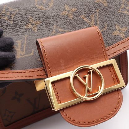 ドーフィーヌ MINI モノグラムリバース ショルダーバッグ PVC レザー ブラウン ベージュ ルイヴィトン バッグ LOUIS VUITTON