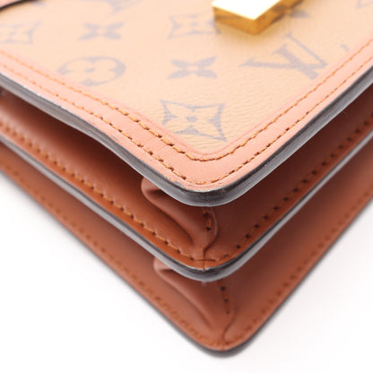 ドーフィーヌ MINI モノグラムリバース ショルダーバッグ PVC レザー ブラウン ベージュ ルイヴィトン バッグ LOUIS VUITTON