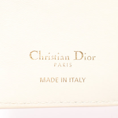 Lucky Dahlia 二つ折り財布 レザー アイボリー マルチカラー クリスチャンディオール 財布・小物 Christian Dior