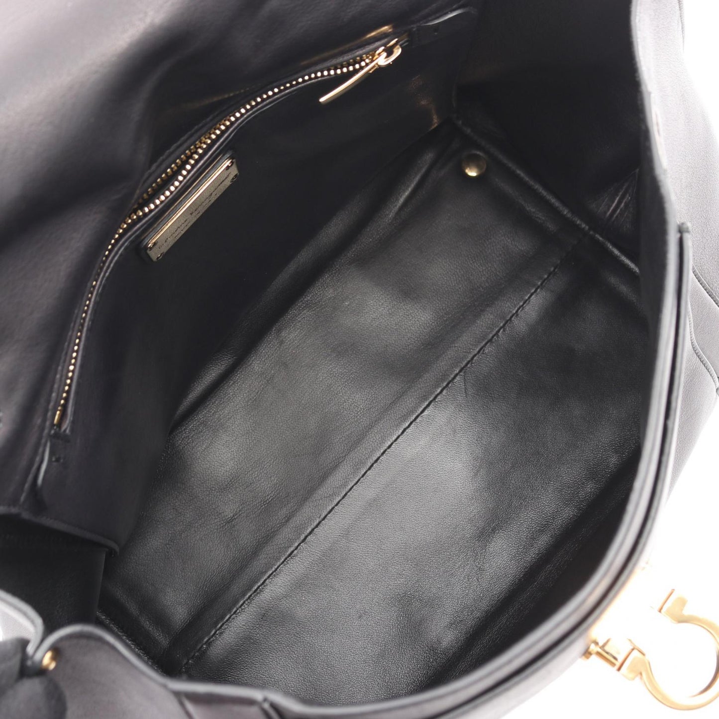 ソフィア ガンチーニ 2WAY ハンドバッグ レザー ブラック サルヴァトーレフェラガモ バッグ Salvatore Ferragamo