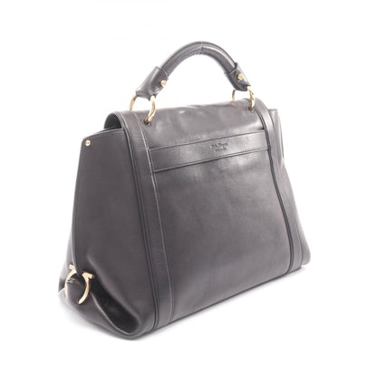 ソフィア ガンチーニ 2WAY ハンドバッグ レザー ブラック サルヴァトーレフェラガモ バッグ Salvatore Ferragamo