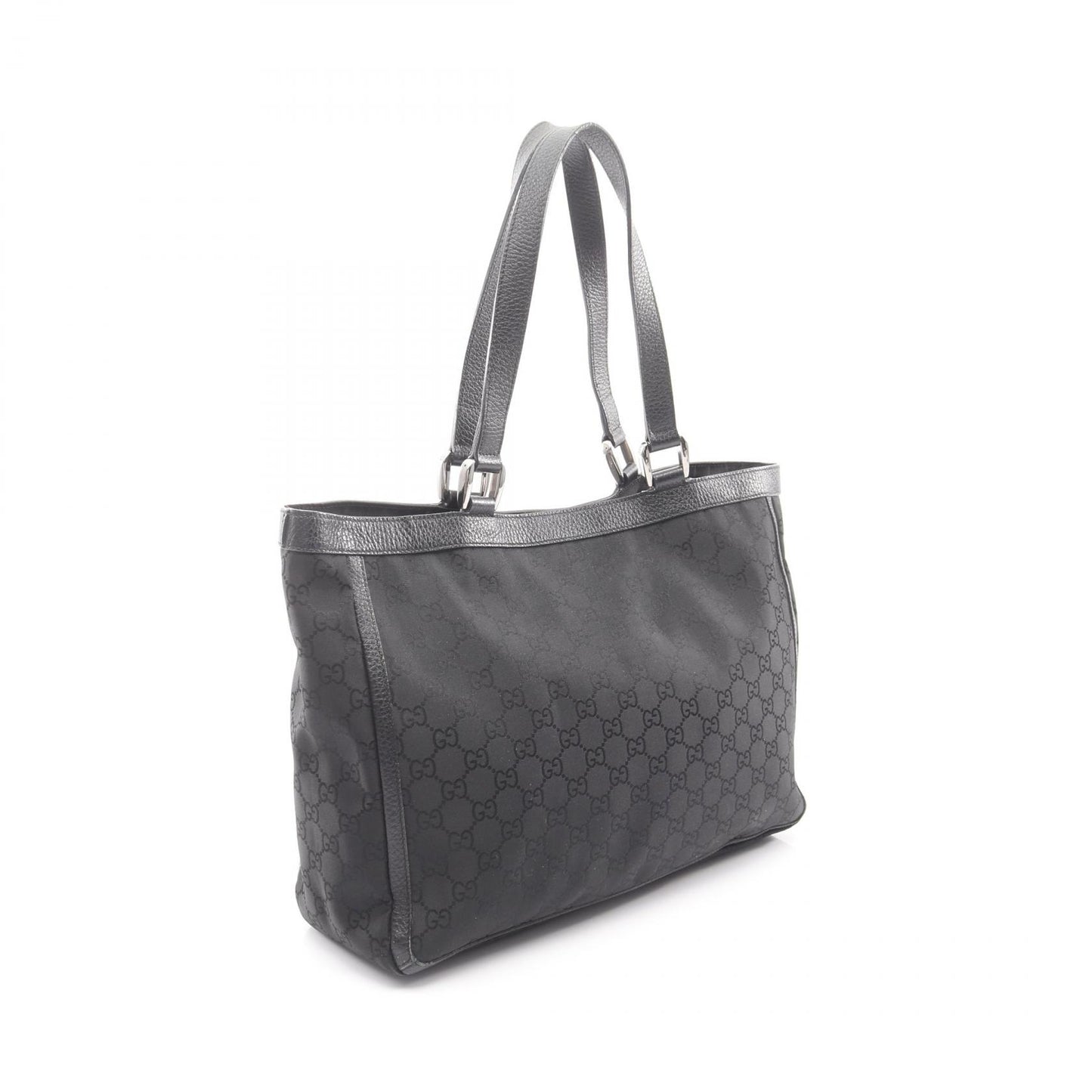 アビー GG柄 ショルダーバッグ トートバッグ ナイロン レザー ブラック グッチ バッグ GUCCI