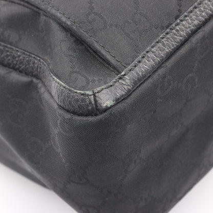 アビー GG柄 ショルダーバッグ トートバッグ ナイロン レザー ブラック グッチ バッグ GUCCI