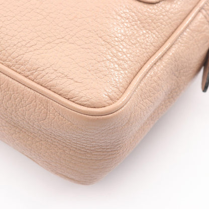MADRAS マドラス 2WAY ショルダーバッグ レザー ピンクベージュ ミュウミュウ バッグ miu miu