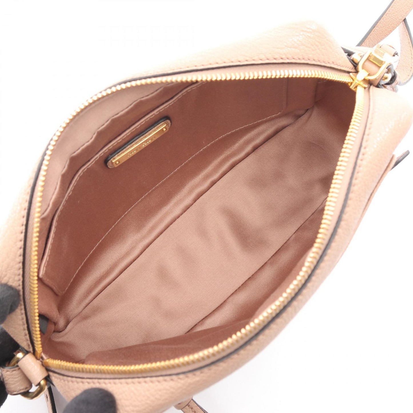 MADRAS マドラス 2WAY ショルダーバッグ レザー ピンクベージュ ミュウミュウ バッグ miu miu