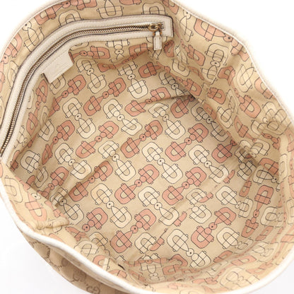 GGキャンバス シェリーライン ハンドバッグ トートバッグ キャンバス レザー ベージュ ホワイト ピンク グッチ バッグ GUCCI