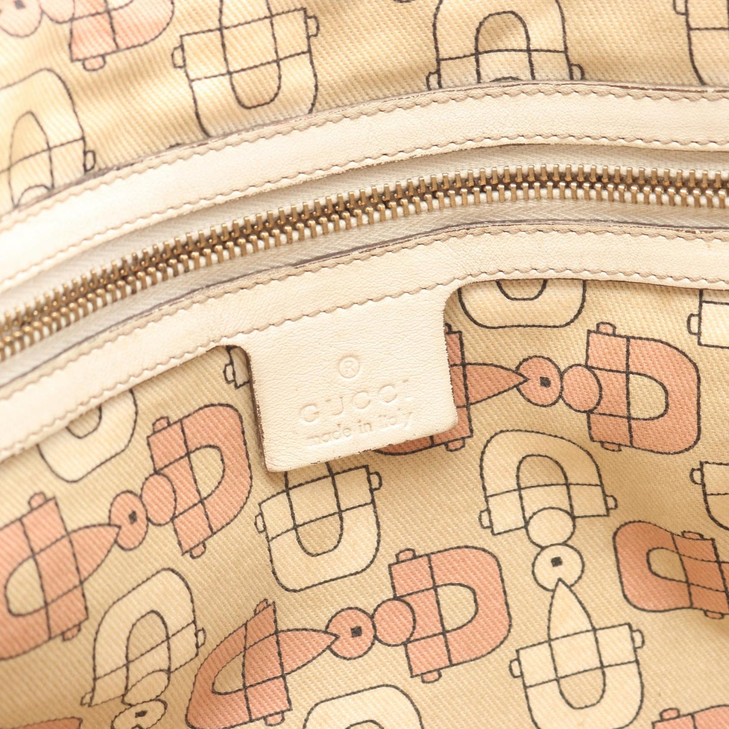 GGキャンバス シェリーライン ハンドバッグ トートバッグ キャンバス レザー ベージュ ホワイト ピンク グッチ バッグ GUCCI