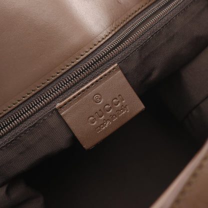 GGキャンバス ショルダーバッグ トートバッグ キャンバス レザー ベージュ ダークブラウン グッチ バッグ GUCCI