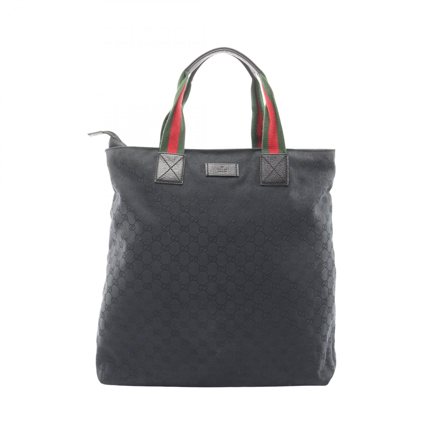 GGキャンバス シェリーライン ハンドバッグ トートバッグ キャンバス レザー ブラック レッド グリーン グッチ バッグ GUCCI