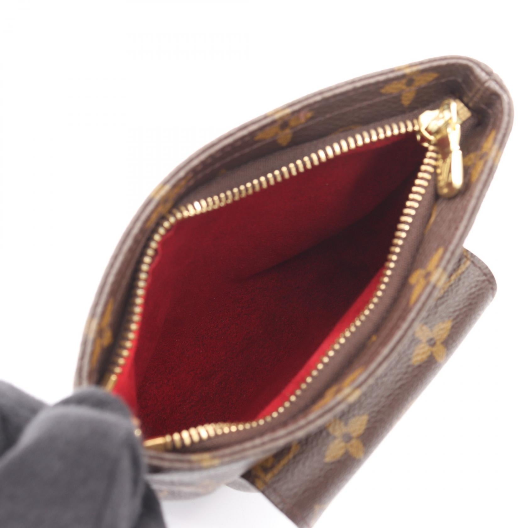パルティシオン モノグラム ポーチ PVC レザー ブラウン ルイヴィトン 財布・小物 LOUIS VUITTON