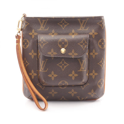 パルティシオン モノグラム ポーチ PVC レザー ブラウン ルイヴィトン 財布・小物 LOUIS VUITTON