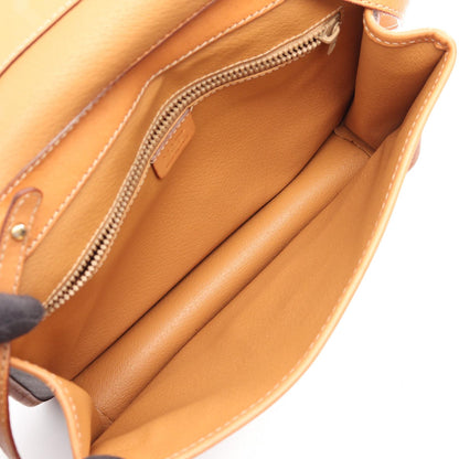 マカダム ショルダーバッグ ショルダーバッグ PVC レザー ダークブラウン ブラウン セリーヌ バッグ CELINE