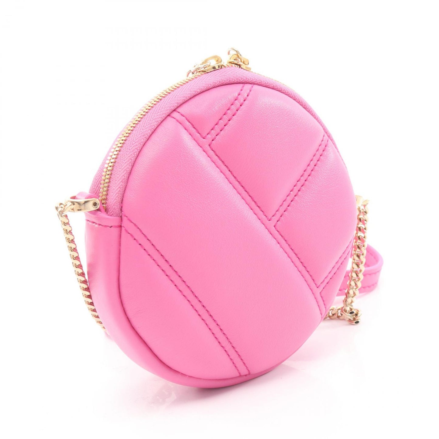 セルペンティ カボション ミニ ポシェット チェーンショルダーバッグ レザー ピンク ブルガリ バッグ BVLGARI