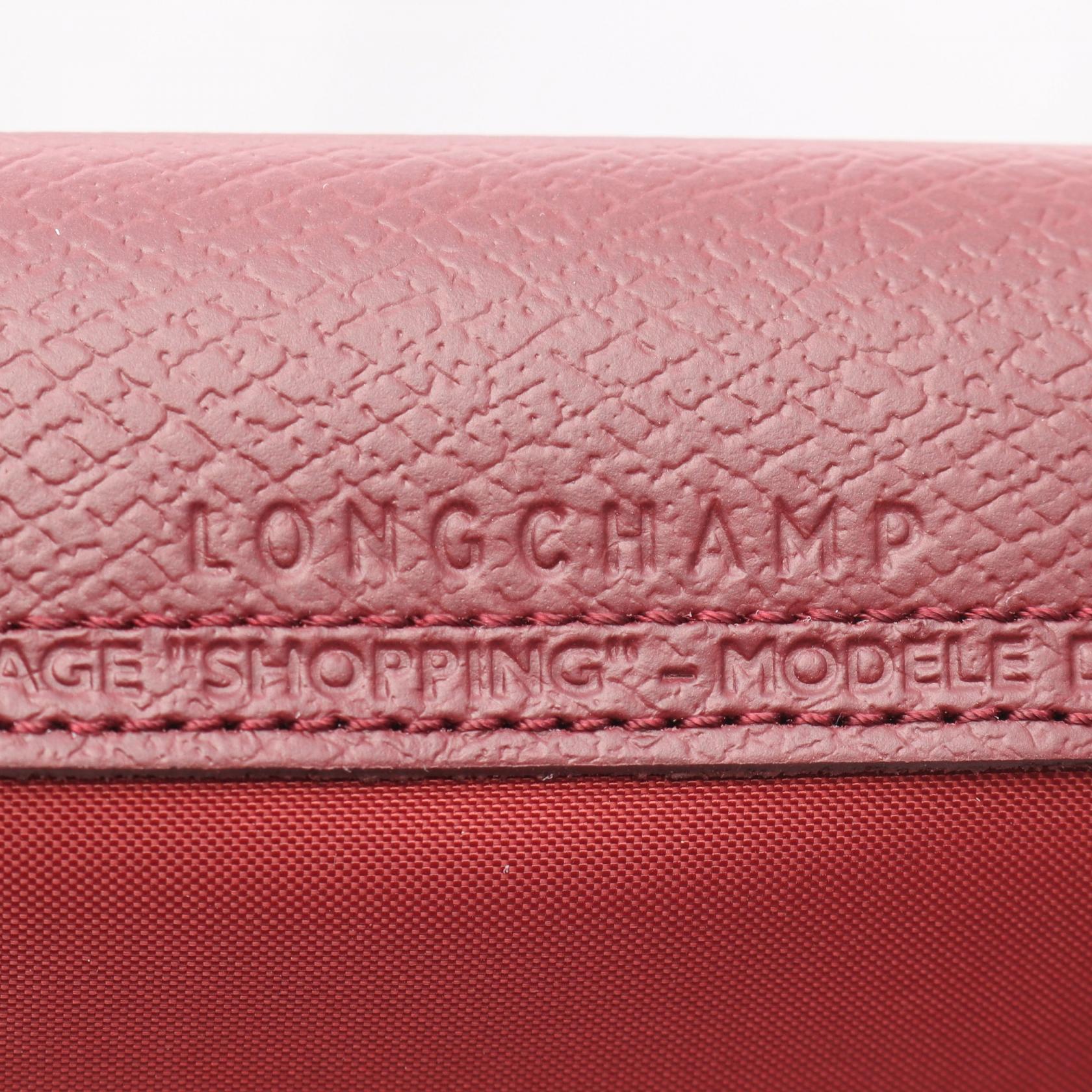 ル プリアージュ グリーン M ハンドバッグ トートバッグ キャンバス レザー ボルドー ロンシャン バッグ LONGCHAMP