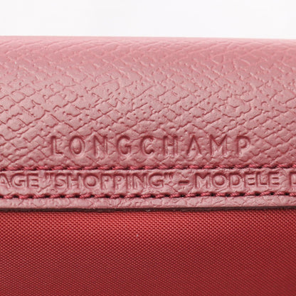 ル プリアージュ グリーン M ハンドバッグ トートバッグ キャンバス レザー ボルドー ロンシャン バッグ LONGCHAMP